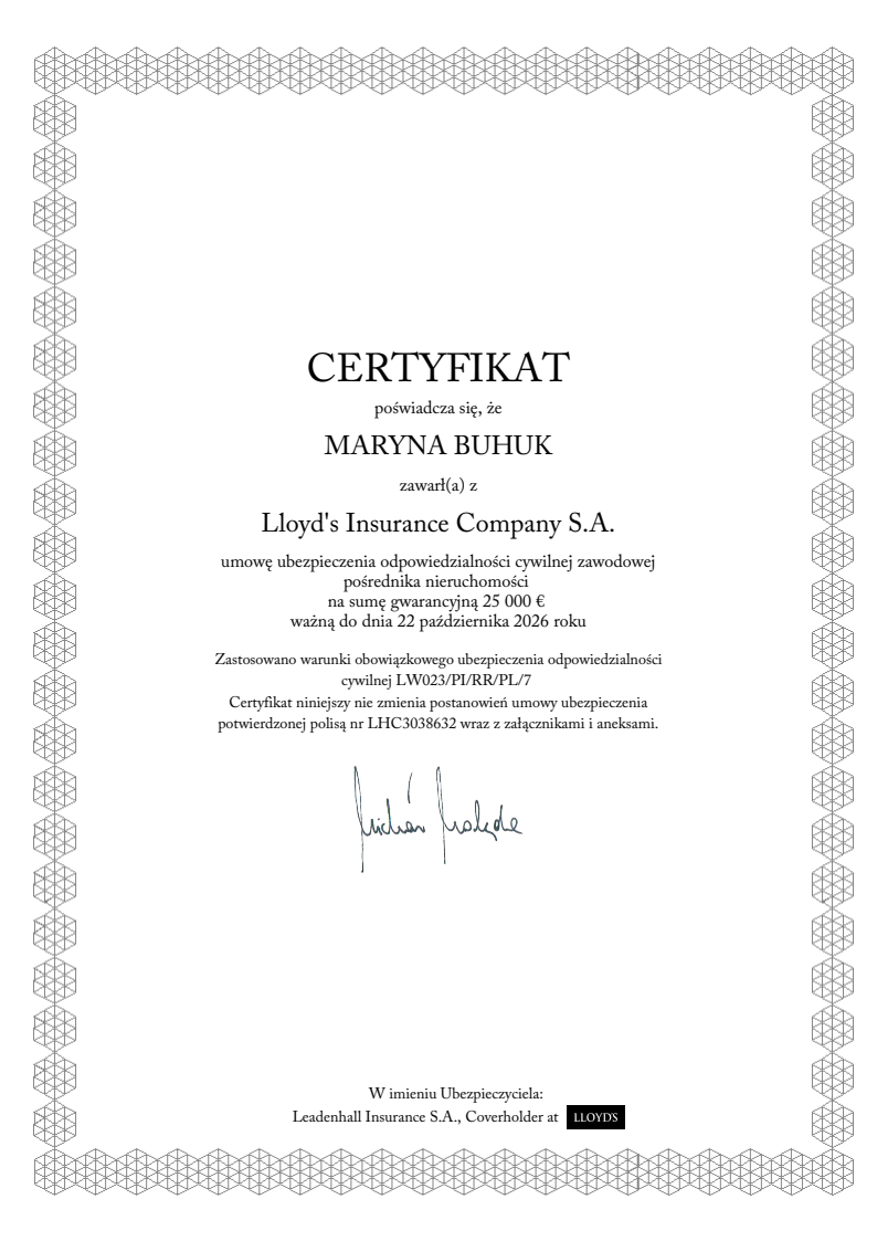 Деятельность риелтора застрахована