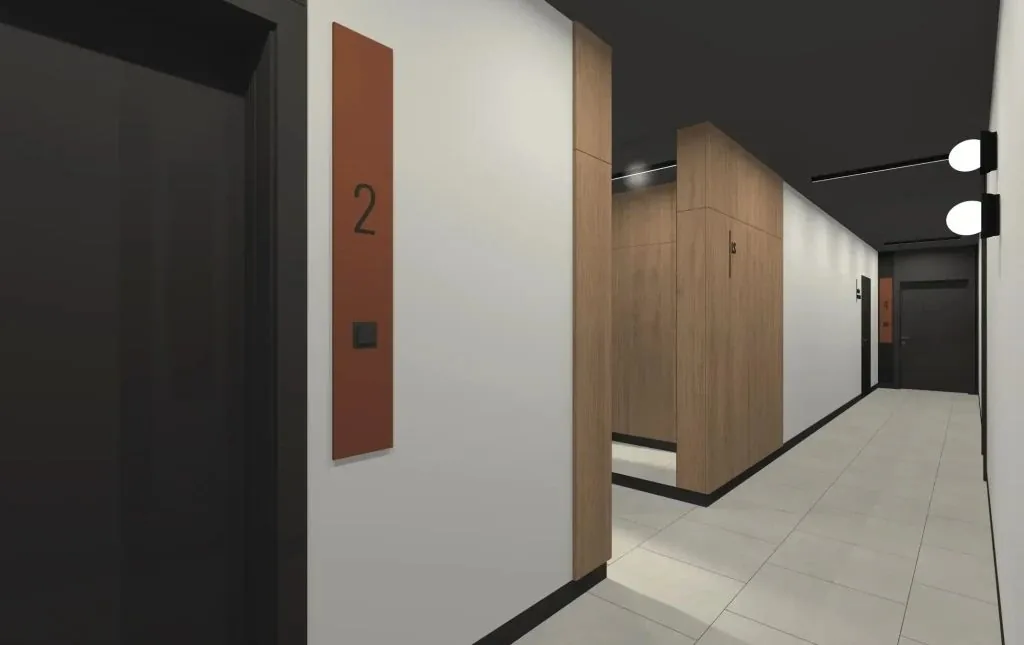 Фото 7 из 8 — Новая 3-комнатная квартира (57.2 м²) в Познани, Grunwald — Smardzewska 8