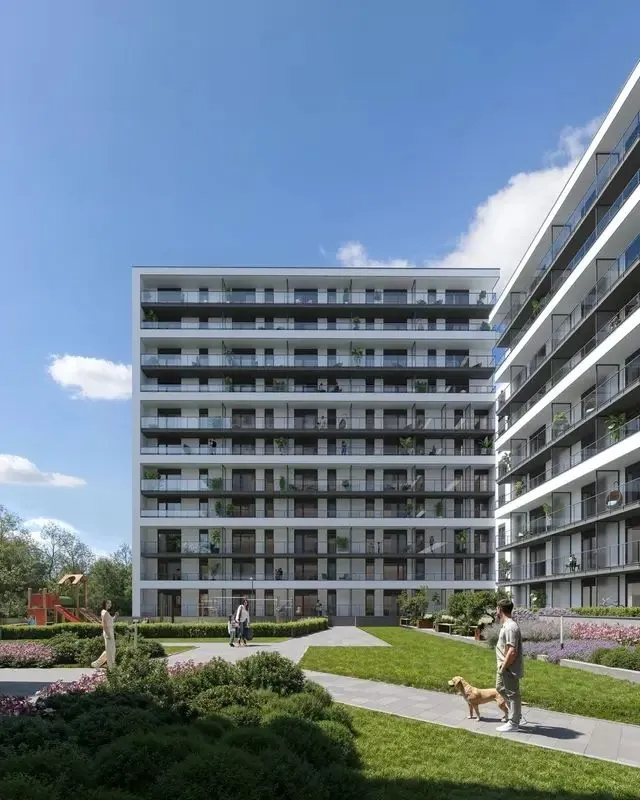 Zdjęcie 3 z 9 — Nowe mieszkanie 2-pokojowe (42.49 m²) w Poznaniu, Rataje — Panoramiqa 2a