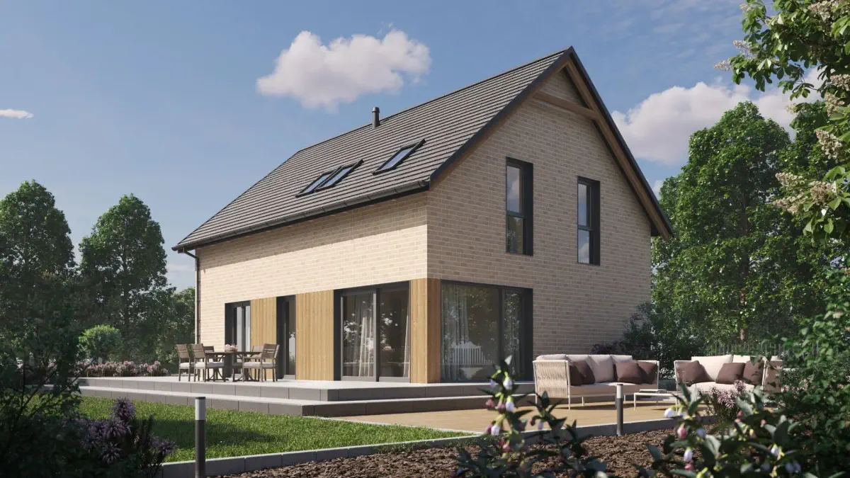 Zdjęcie 2 z 4 — Nowy prefabrykowany dom 5-pokojowy(177.2m2) w Poznaniu