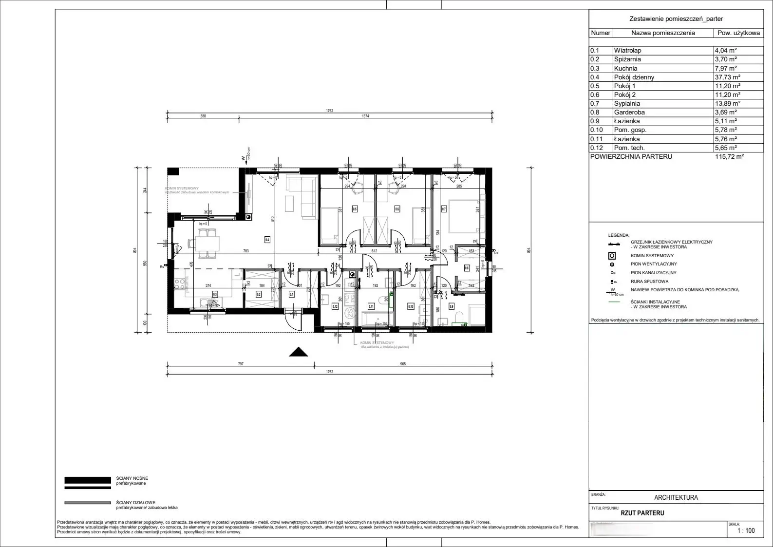 Zdjęcie 3 z 4 — Nowy prefabrykowany dom 3-pokojowy(115.72m2) w Poznaniu