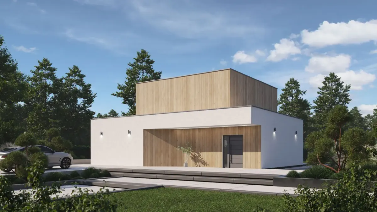Zdjęcie 2 z 5 — Nowy prefabrykowany dom 3-pokojowy(152.49m2) w Poznaniu
