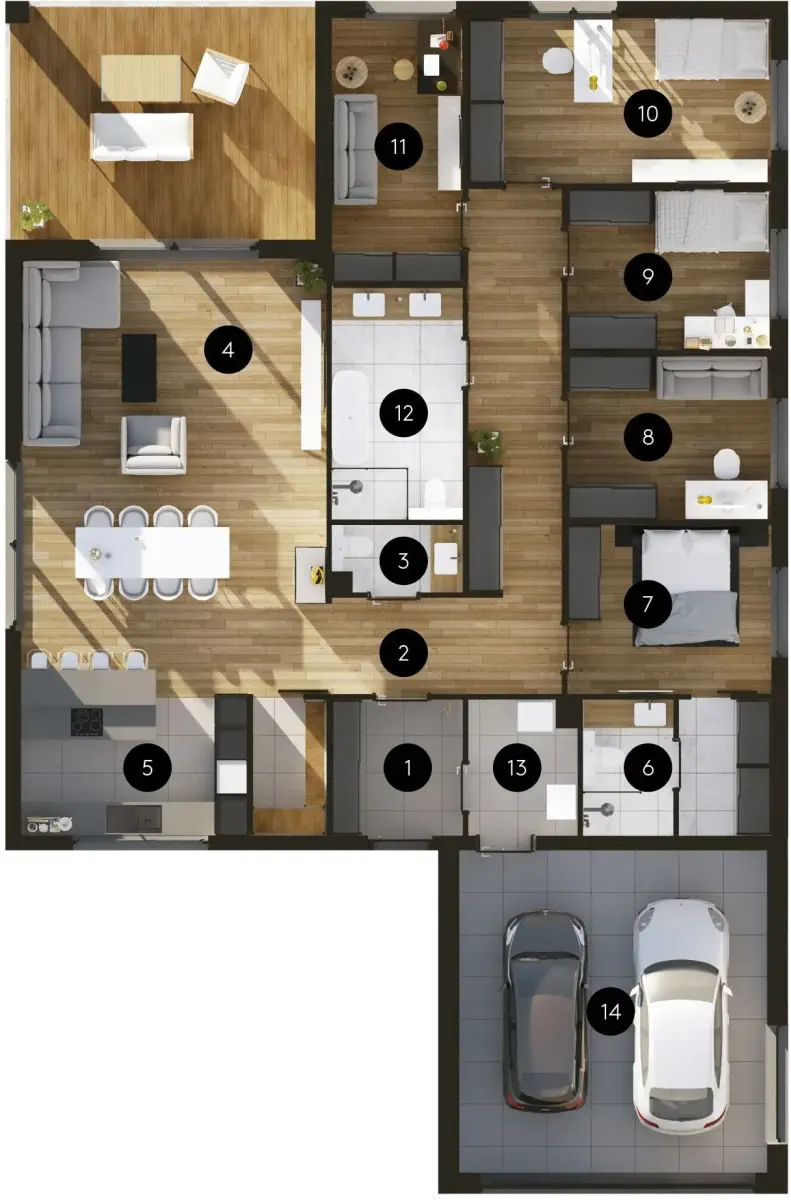 Photo 4 of 4 — New 5-room prefabricated house(193.39m2) in Poznan