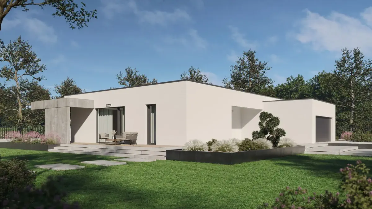 Zdjęcie 2 z 7 — Nowy prefabrykowany dom 4-pokojowy(187.79m2) w Poznaniu