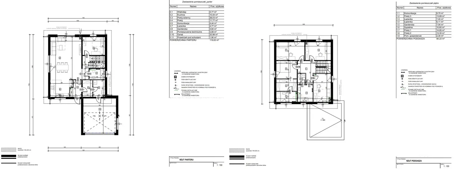 Zdjęcie 3 z 5 — Nowy prefabrykowany dom 5-pokojowy(203.85m2) w Poznaniu