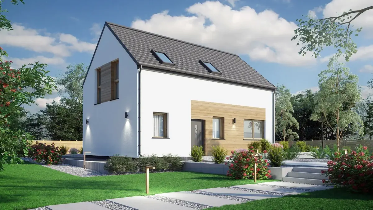 Photo 2 of 5 — New 4-room prefabricated house(94.37m2) in Poznan