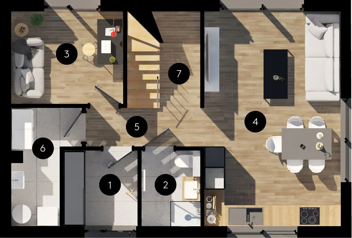Photo 4 of 5 — New 4-room prefabricated house(94.37m2) in Poznan