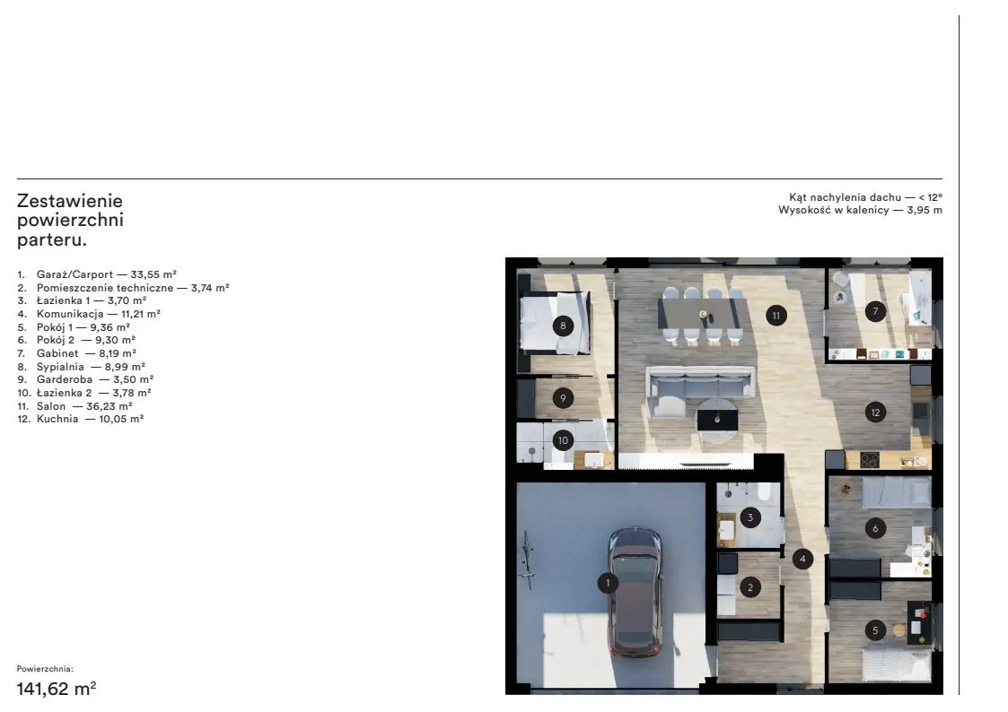 Photo 3 of 4 — New 3-room prefabricated house(141.79m2) in Poznan