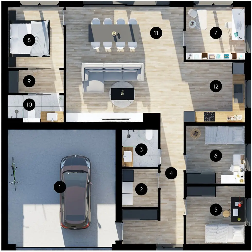 Photo 4 of 4 — New 3-room prefabricated house(141.79m2) in Poznan